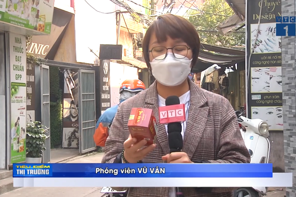 Đài truyền hình VTC 1 liên tục đưa tin về Viên Thiên Việt An - Tăng cường sức đề kháng đường hô hấp